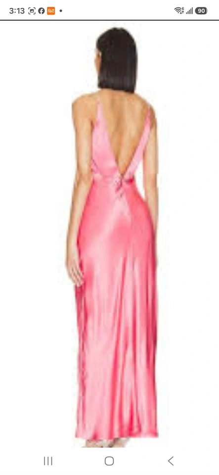 Bardot Satin Maxi Dress Size S - photo 2