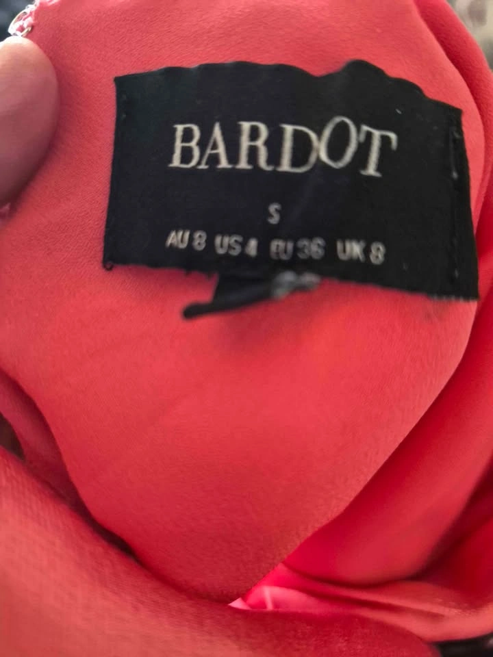 Bardot Satin Maxi Dress Size S - photo 3