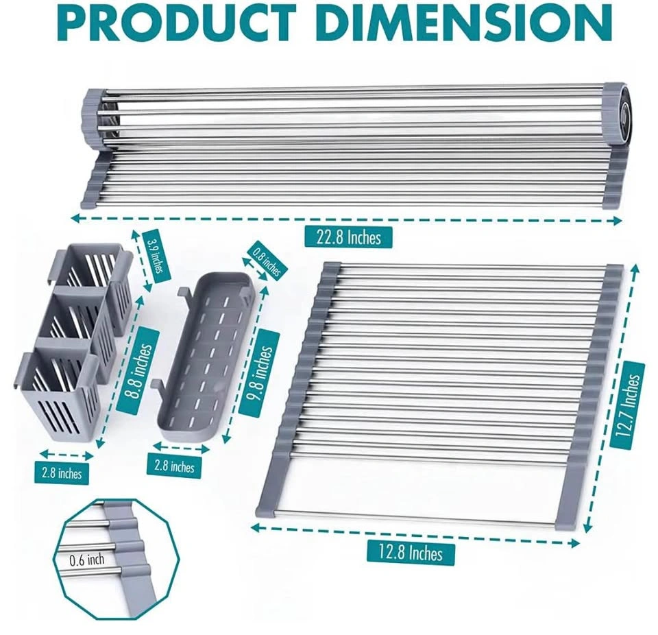 Expandable dish drying rack brand new never used