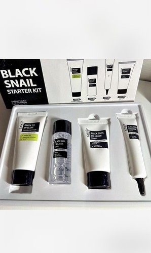 Coxir Black Snail Travel Size Hydration Set Cleanser Toner Serum - photo 4