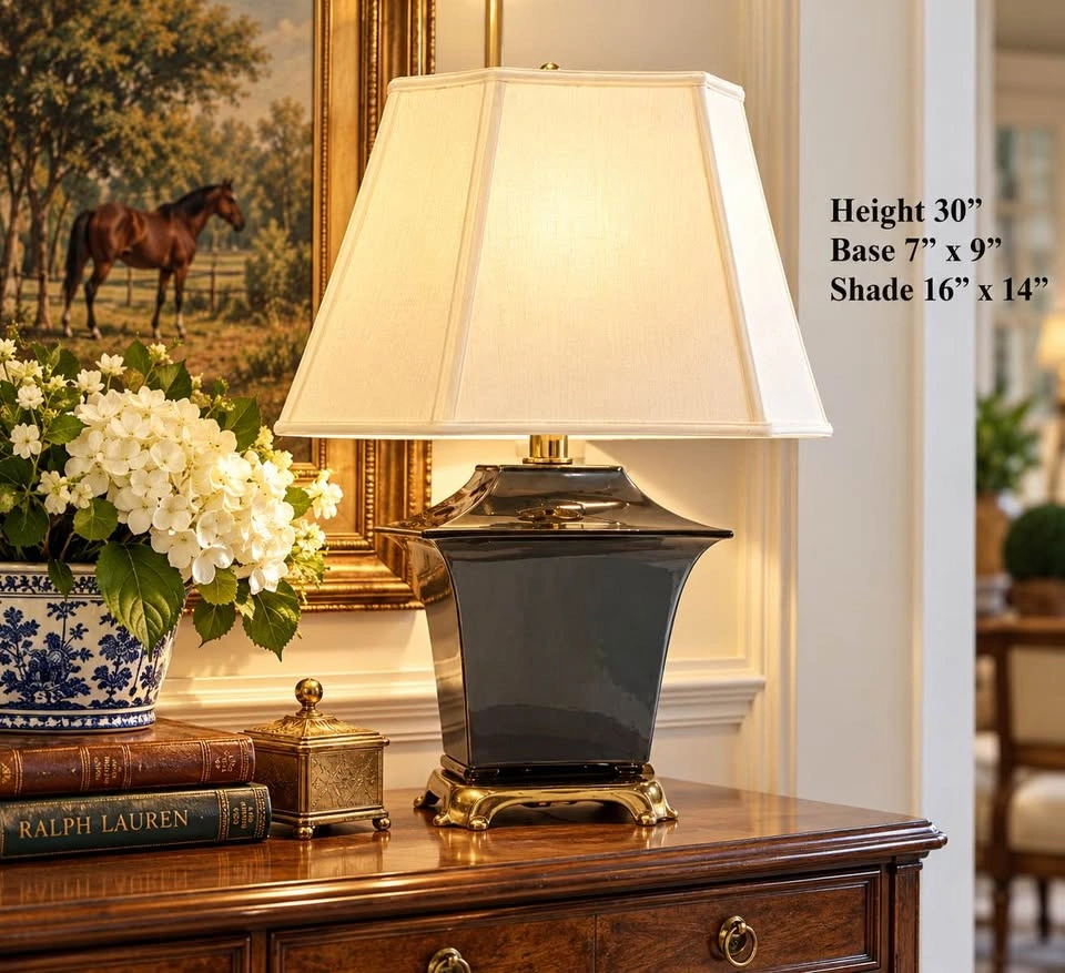 Table Lamp Vintage 1970’s Hollywood Regency - photo 2