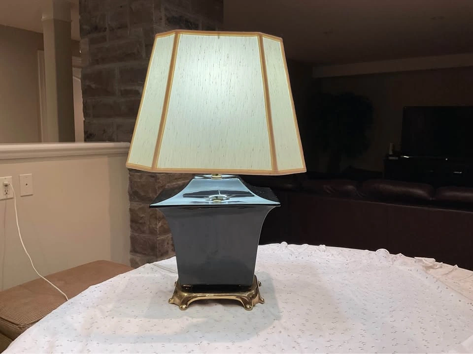 Table Lamp Vintage 1970’s Hollywood Regency - photo 3