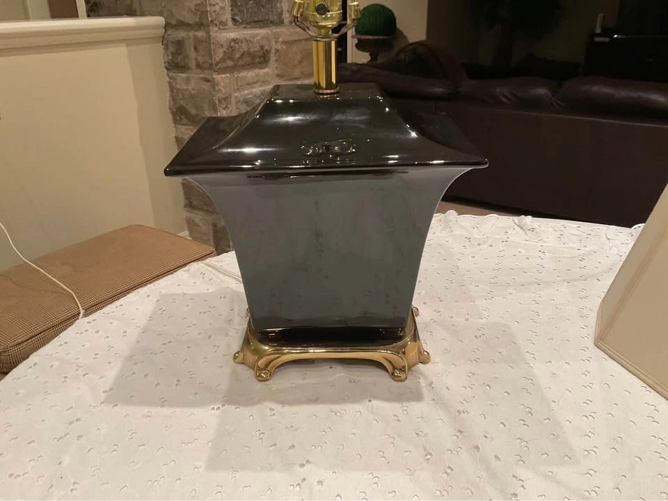 Table Lamp Vintage 1970’s Hollywood Regency - photo 4