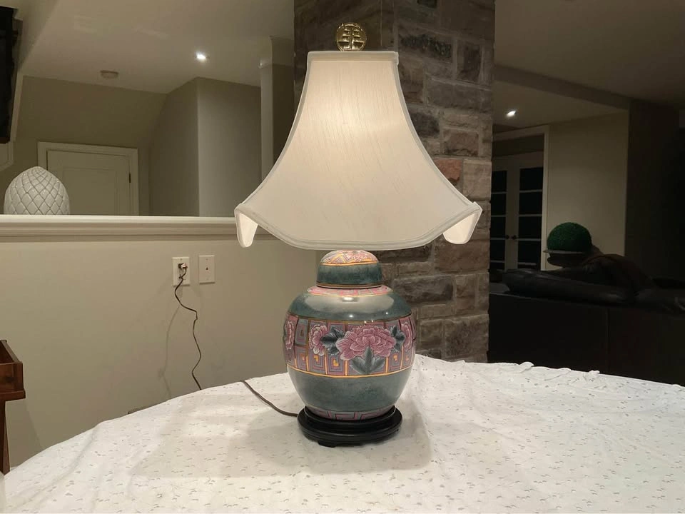 Table Lamp Vintage Chinoiserie - photo 3