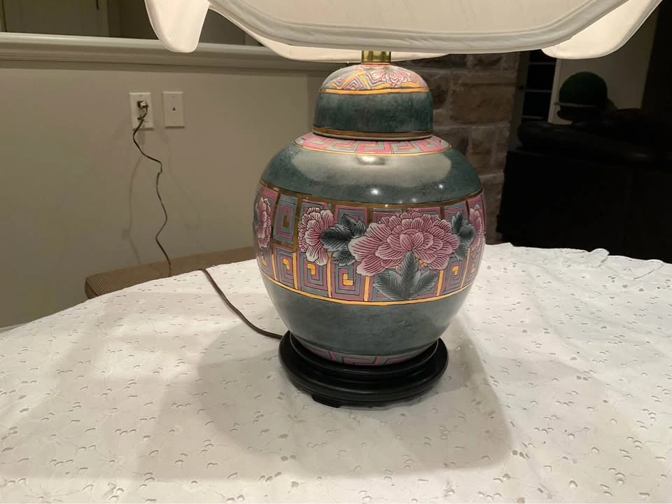 Table Lamp Vintage Chinoiserie - photo 5