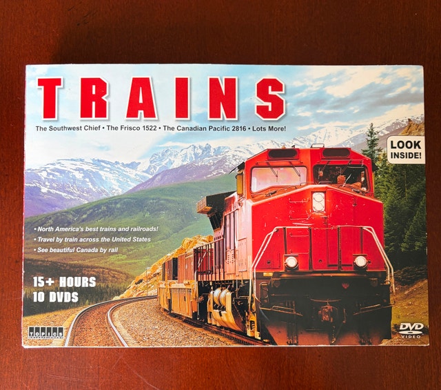Trains 10-DVD Box Set • Canada & U.S. Railroads • 15+ Hours - photo 2