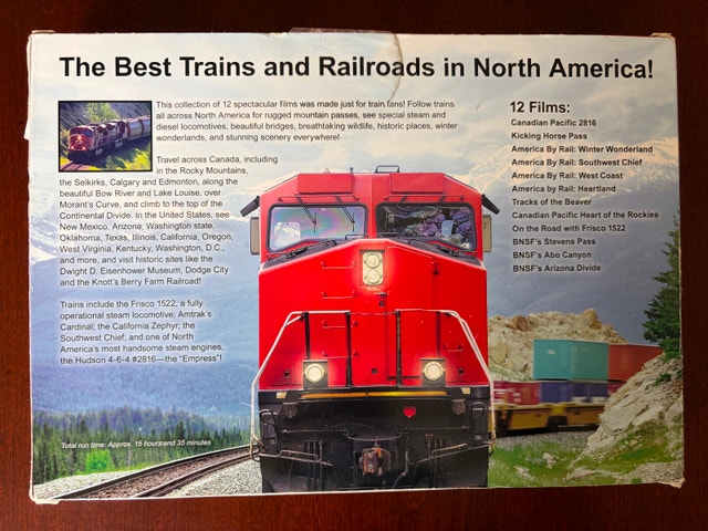 Trains 10-DVD Box Set • Canada & U.S. Railroads • 15+ Hours - photo 3