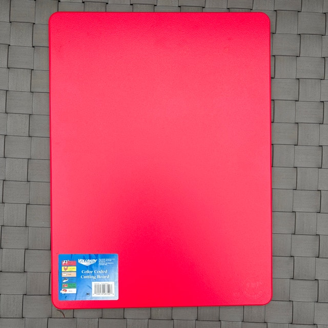 Vollrath Commercial Cutting Board 15" × 20" • Red • Brand New