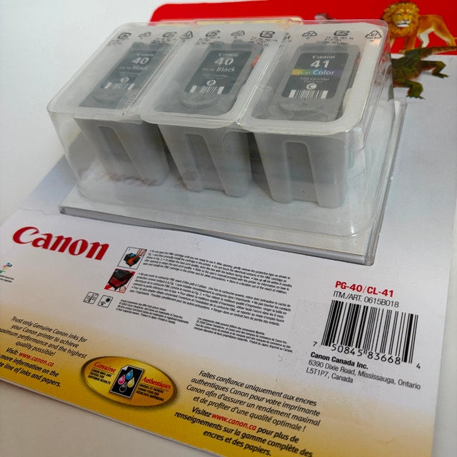 Canon PG-40 / CL-41 Genuine Ink Value Pack • 3 Cartridges • NEW - photo 3