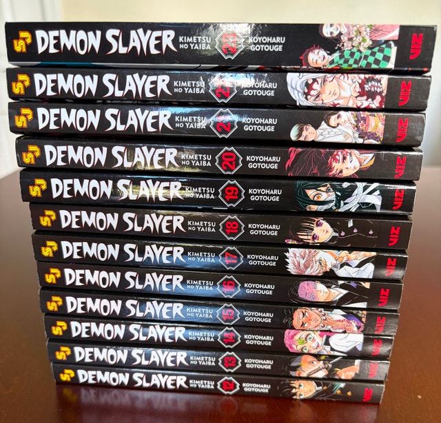 Demon Slayer Manga Books Vol. 12–23 + 2 Extras • English Set - photo 2