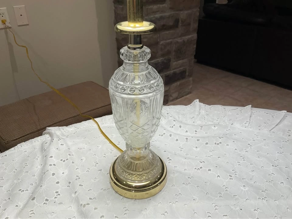 Table Lamp Crystal VTG - photo 4