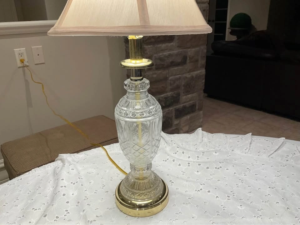 Table Lamp Crystal VTG - photo 5