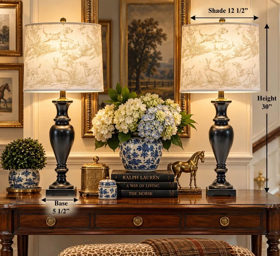 Table Lamps PAIR Classic Urn Style - photo 2