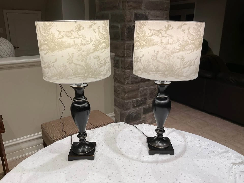 Table Lamps PAIR Classic Urn Style - photo 3