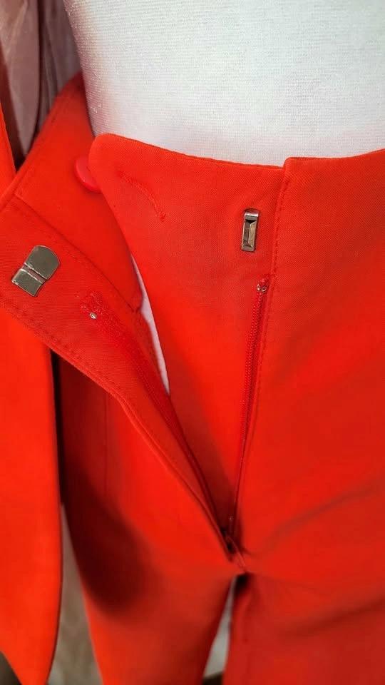 Zara Orange Suit Set (Blazer + Pants) – Size S, Like New - photo 3