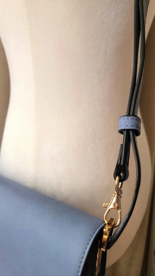 Aldo Light Blue Crossbody Bag - Gold Hardware, Like New - photo 4
