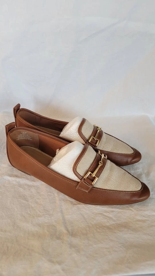 H&M Horsebit Loafers - Tan/Beige - Size 8 (EUR 39) - photo 3