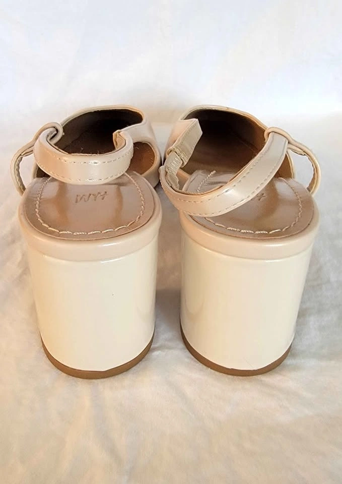 BRAND NEW: H&M Nude Slingback Block Heels - photo 5