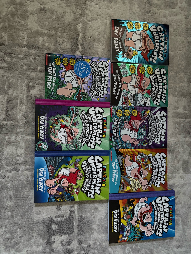 Captain Underpants Books Series 1-8