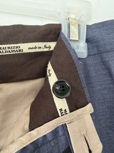 Maurizio Baldassari Mens Wool Dressing Pants Size 50 - photo 4
