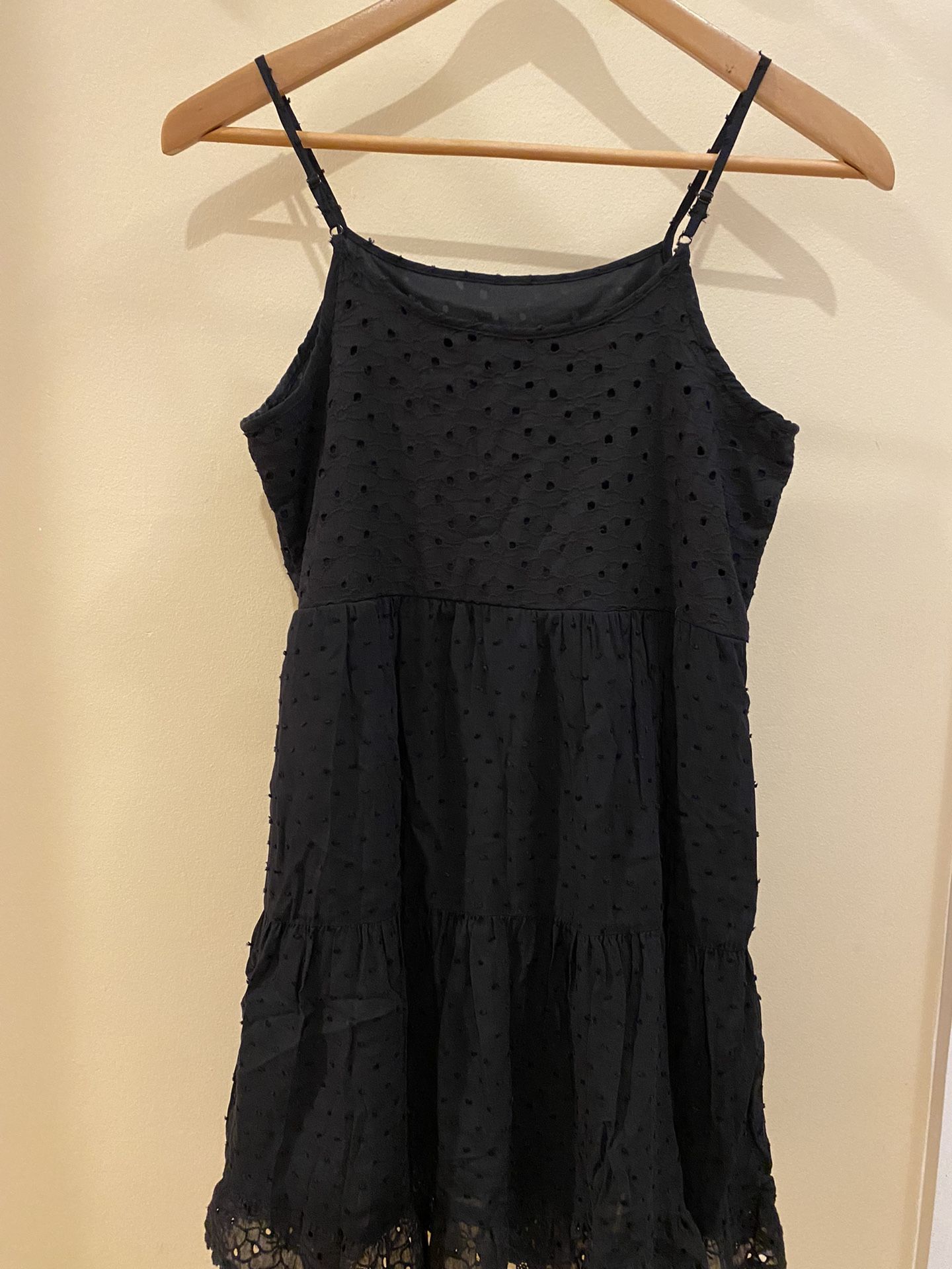 Women’s black spaghetti string dress - PRICE DROP