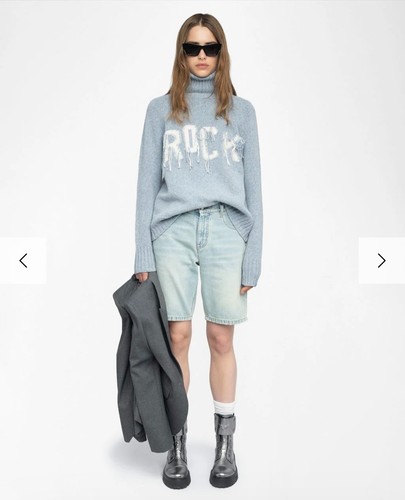 Zadig&Voltaire Mora Wool Rock Sweater Size XS NEW