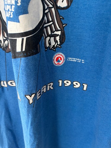 Vintage Toronto Maple Leafs St. John's Inaugural Year 1991 T-shi - photo 4
