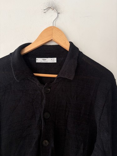 Inis Meain Knit Linen Mens Cardigan Sweater Size L - photo 2