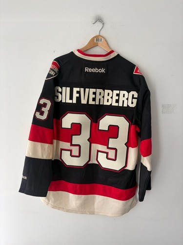 Vintage Reebok Ottawa Senators Jakob Silfverberg Jersey Size L