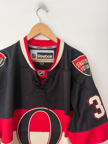 Vintage Reebok Ottawa Senators Jakob Silfverberg Jersey Size L - photo 3