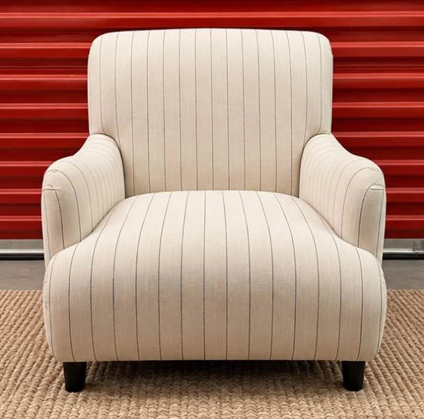 Striped Club Armchair - photo 2