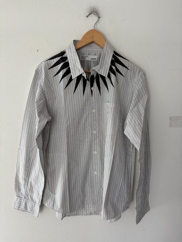 Neighborhood Scorpion Stripe Button Shirt Size M