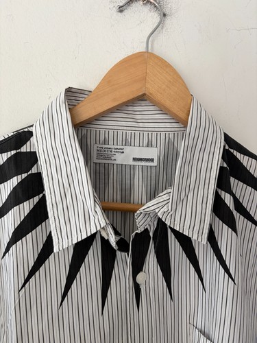 Neighborhood Scorpion Stripe Button Shirt Size M - photo 3