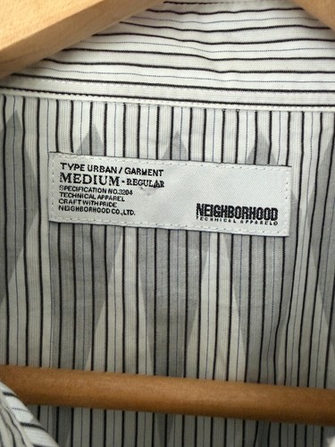 Neighborhood Scorpion Stripe Button Shirt Size M - photo 4