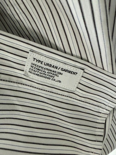 Neighborhood Scorpion Stripe Button Shirt Size M - photo 5