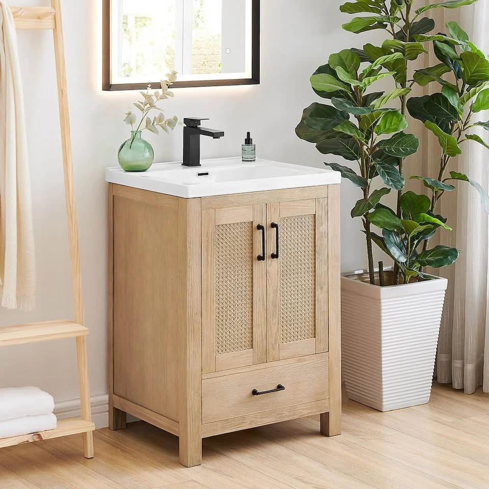 Altair Bondi 24 in. Bath Vanity with White Ceramic Sink - photo 4