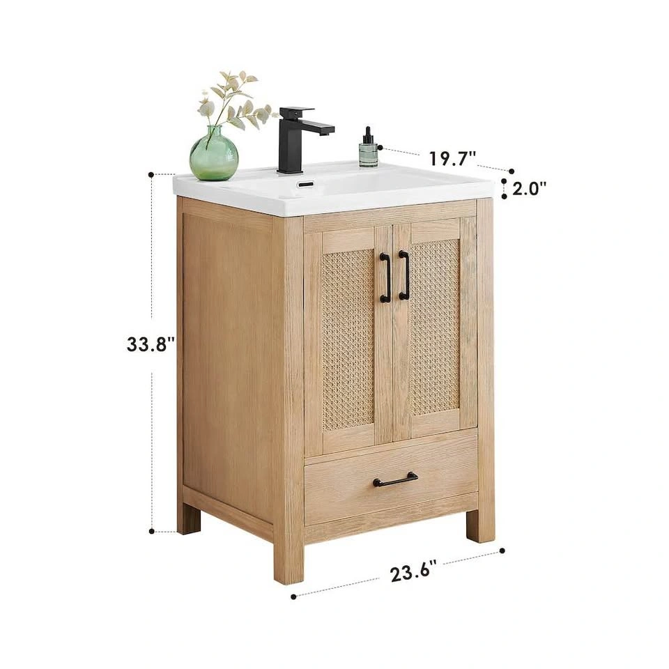 Altair Bondi 24 in. Bath Vanity with White Ceramic Sink - photo 5