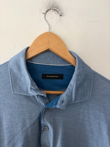 Ermenegildo Zegna Long Sleeve Cotton Polo Shirt Size L - photo 2