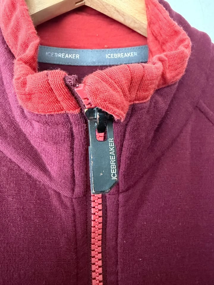 Icebreaker Merino Wool Sierra Mens Mid Layer Full Zip Jacket siz - photo 4