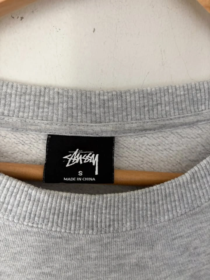 Stussy Basic Logo Crewneck Sweatshirt Size S - photo 4