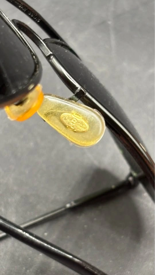 Vintage B&L Ray-Ban USA Black Laramie Aviators (56mm) w/ Case - photo 5