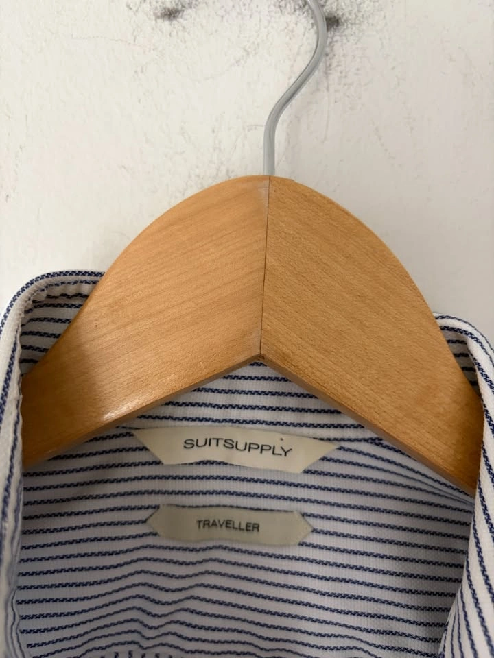 Suitsupply Traveller Striped Dress Shirt Size L - photo 3