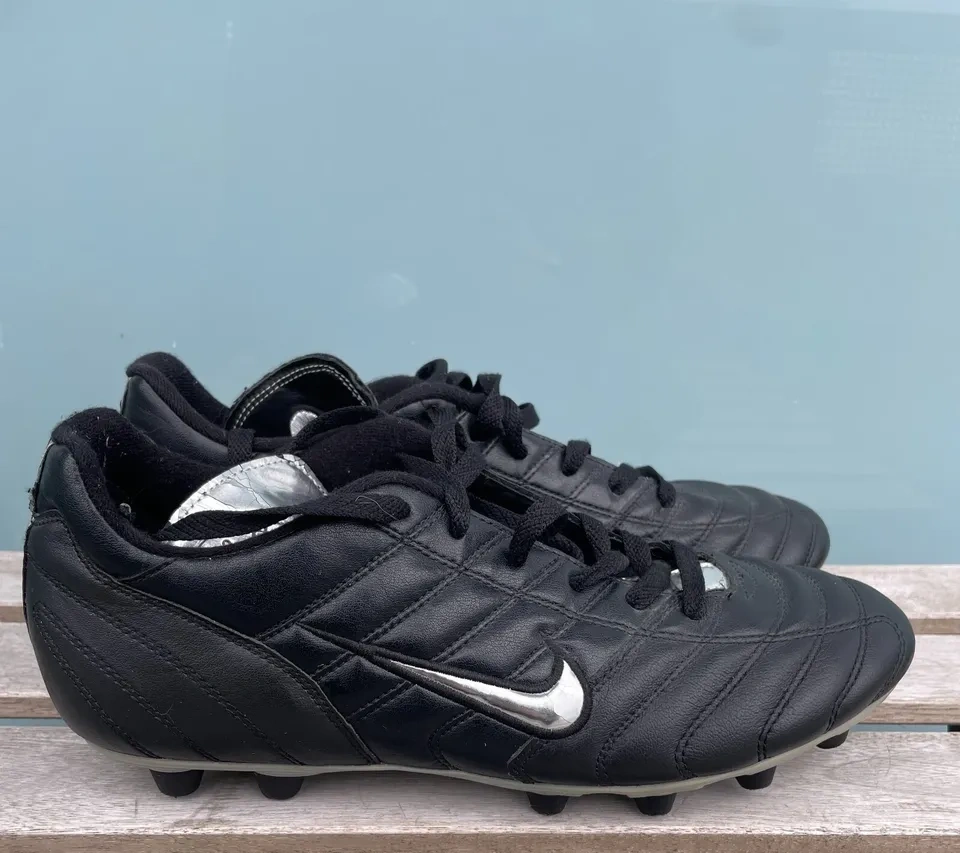 Vintage 2002 NIKE TIEMPO PRO LEATHER SOCCER CLEATS SIZE 10.5 - photo 5