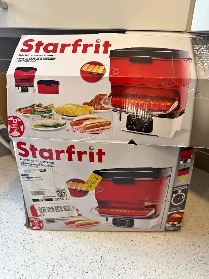 Starfrit Electric Hot Dog Steamer – Open Box, Never Used thumbnail