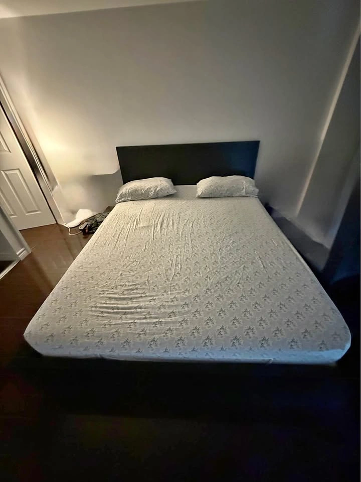 Ikea Queen Bed Frame with Headboard and Storage