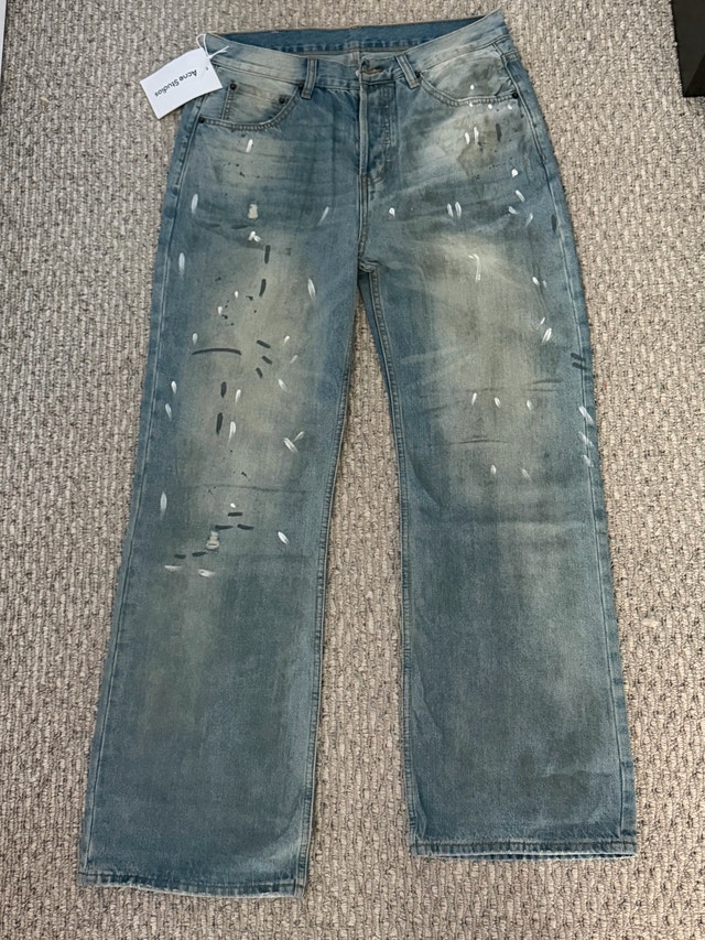 Acne Studios Paint Splatter Jeans