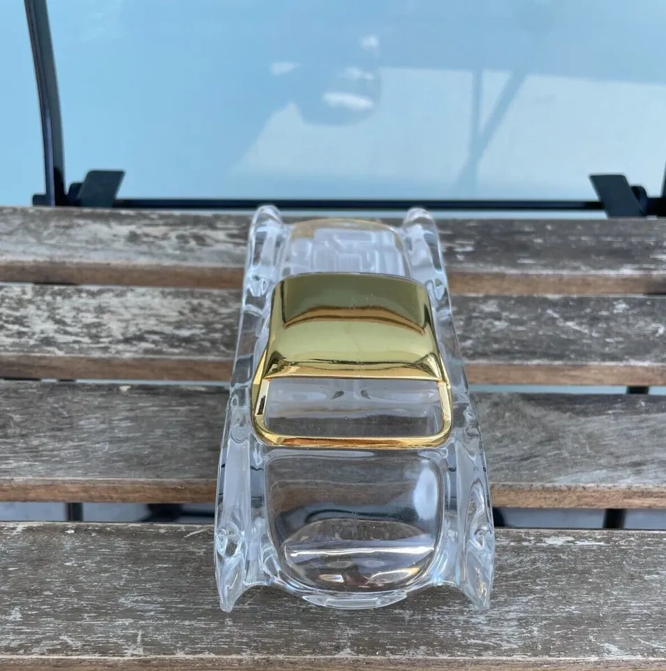 Franklin Mint 1957 Corvette Crystal & 24K Gold Plated Top - photo 3