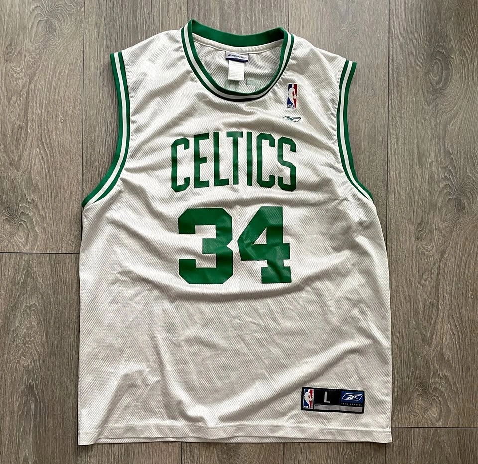 Vintage Reebok Boston Celtics Paul Pierce Jersey Size L
