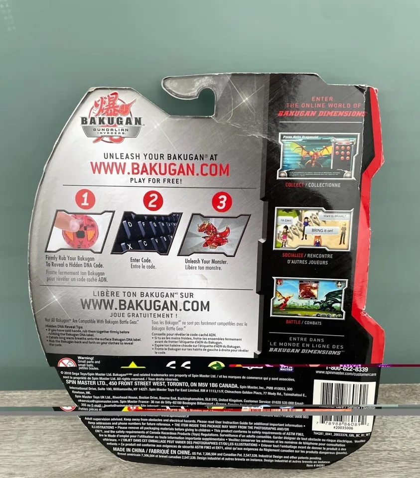 Bakugan Gundalian Invaders Super Assault Merlix Aquos NEW - photo 2