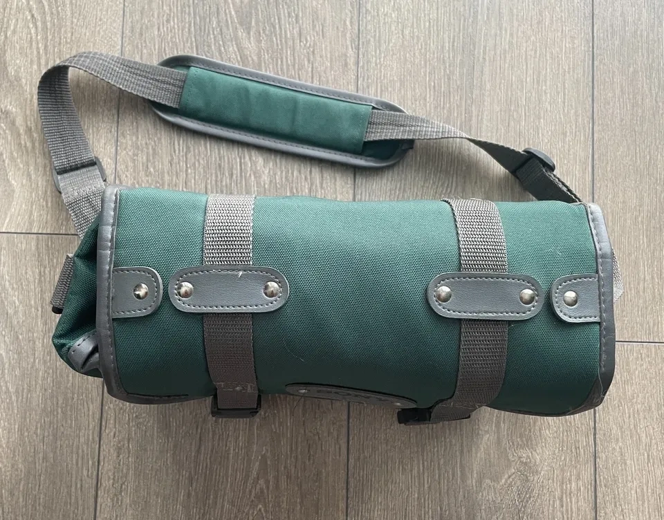 Vintage Authentic OEM Sony Green Camcorder Messenger Style Bag C - photo 2